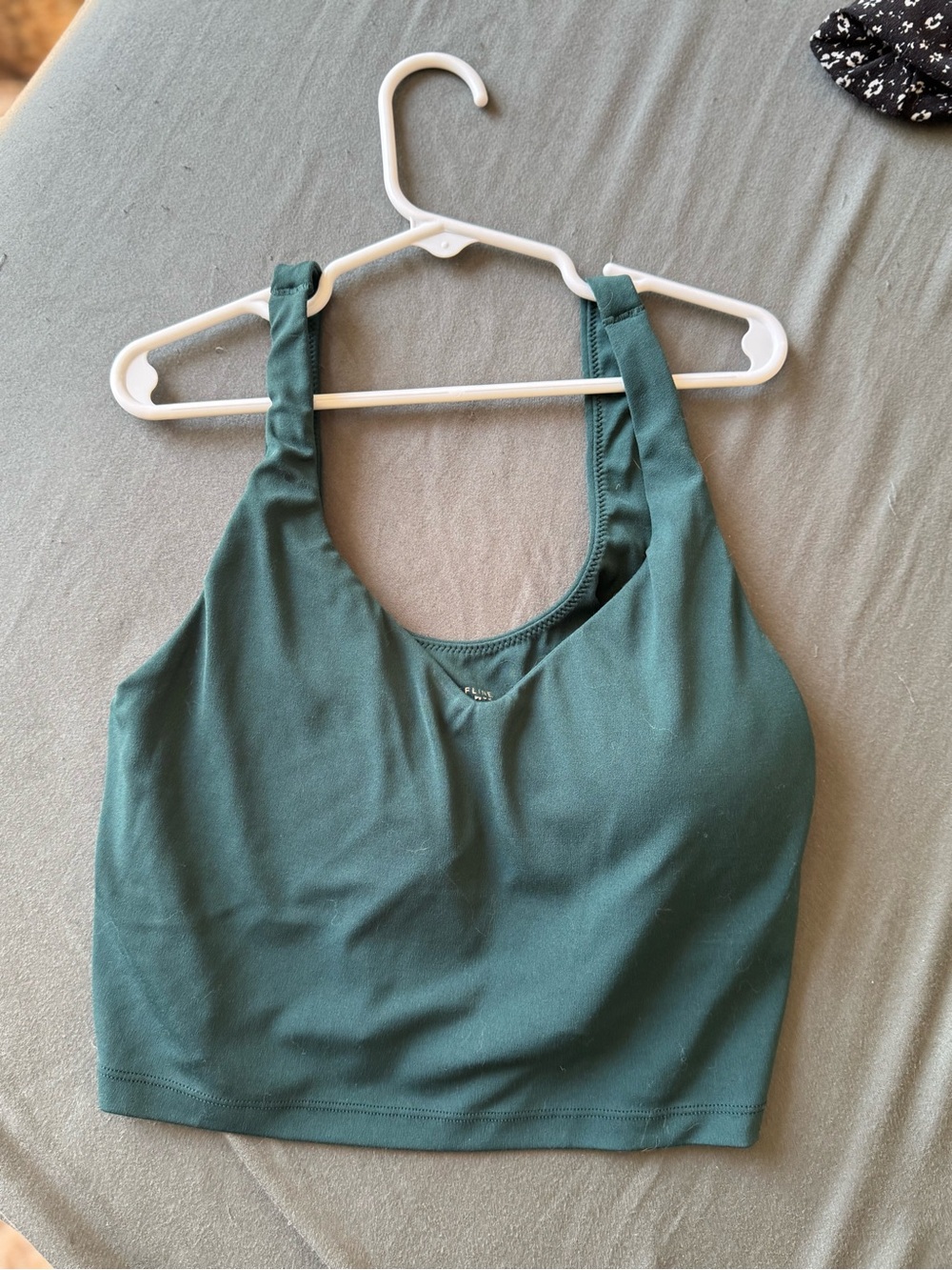 American Eagle Outfitters Forest Green Seamless Bralette Crop Top